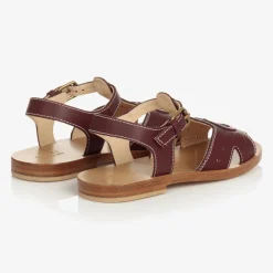 Gucci Sandals|Sandals*Brown Double G Leather Sandals