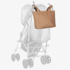 Pasito a Pasito Gifts*Brown Faux Leather Baby Organiser Bag (30cm)