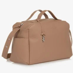 Pasito a Pasito Gifts*Brown Faux Leather Changing Bag (35cm)