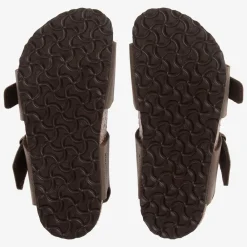 Birkenstock Sandals*Brown Faux Leather Sandals