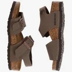 Birkenstock Sandals*Brown Faux Leather Sandals