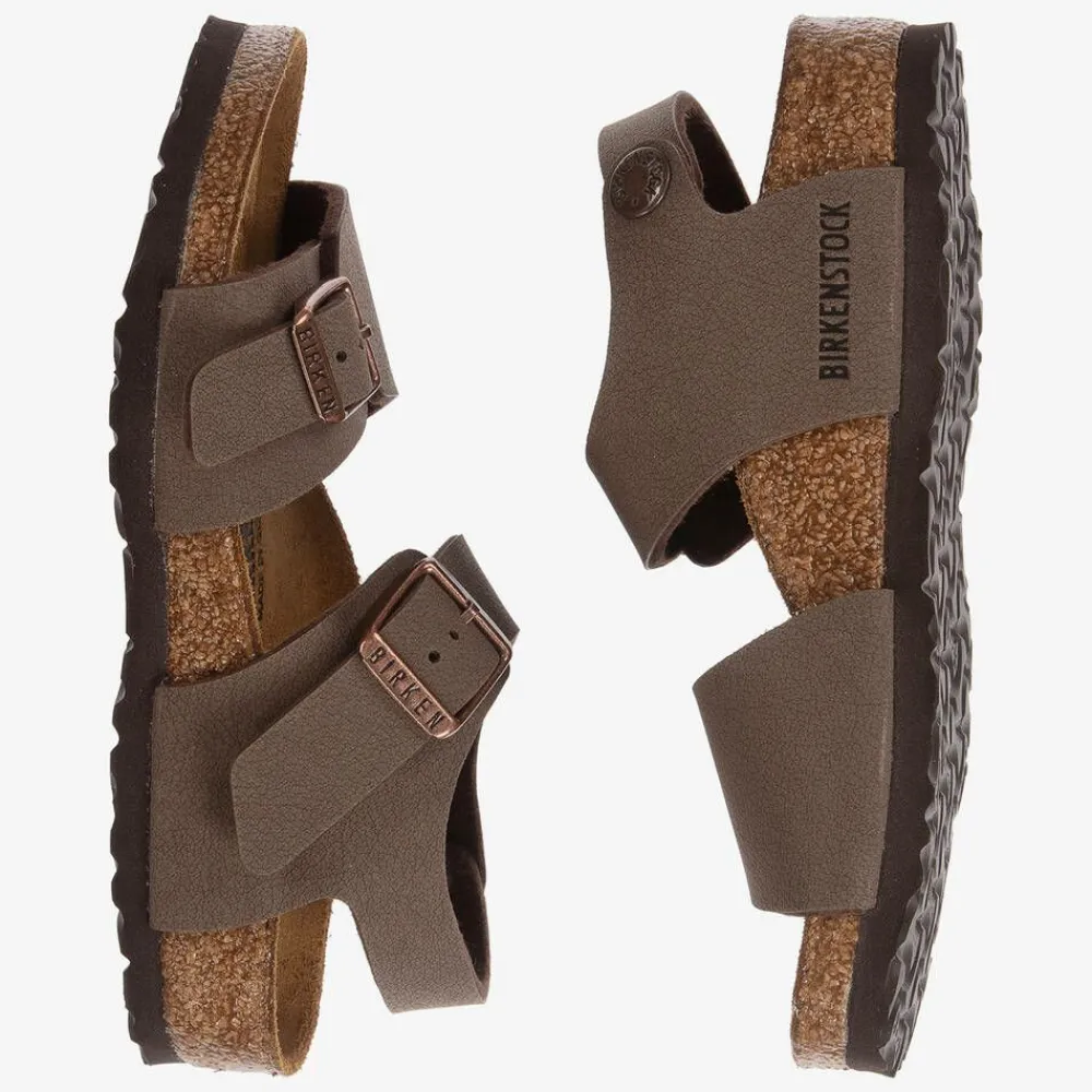 Birkenstock Sandals*Brown Faux Leather Sandals