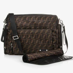 Fendi Bags*Brown FF Changing Bag (40cm)