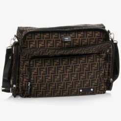 Fendi Bags*Brown FF Changing Bag (40cm)