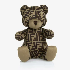 Fendi Toys*Brown FF Teddy Bear (35cm)