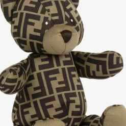 Fendi Toys*Brown FF Teddy Bear (35cm)