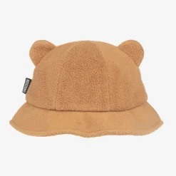 Moschino Baby Hats|Hats*Brown Fleece Bucket Hat