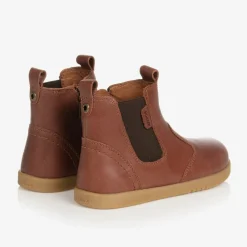 Bobux Kid + Boots|Boots*Brown Leather Ankle Boots