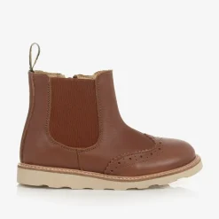 Young Soles Boots|Boots*Brown Leather Chelsea Boots