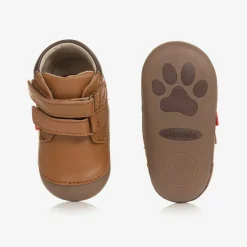 Chipmunks First Walkers|First Walkers*Brown Leather First-Walker Boots