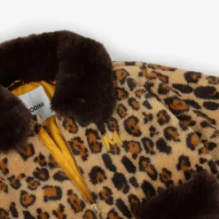 Mini Rodini Coats & Jackets|Gifts*Brown Leopard Print Faux Fur Jacket