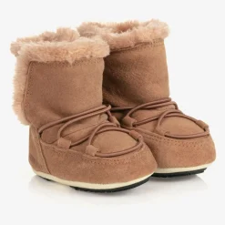 Moon Boot Boots|Boots*Brown Suede Baby s