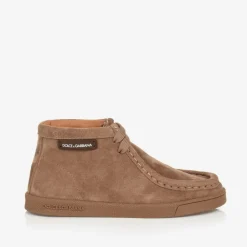 Dolce amp; Gabbana Boots*Brown Suede Leather Boots