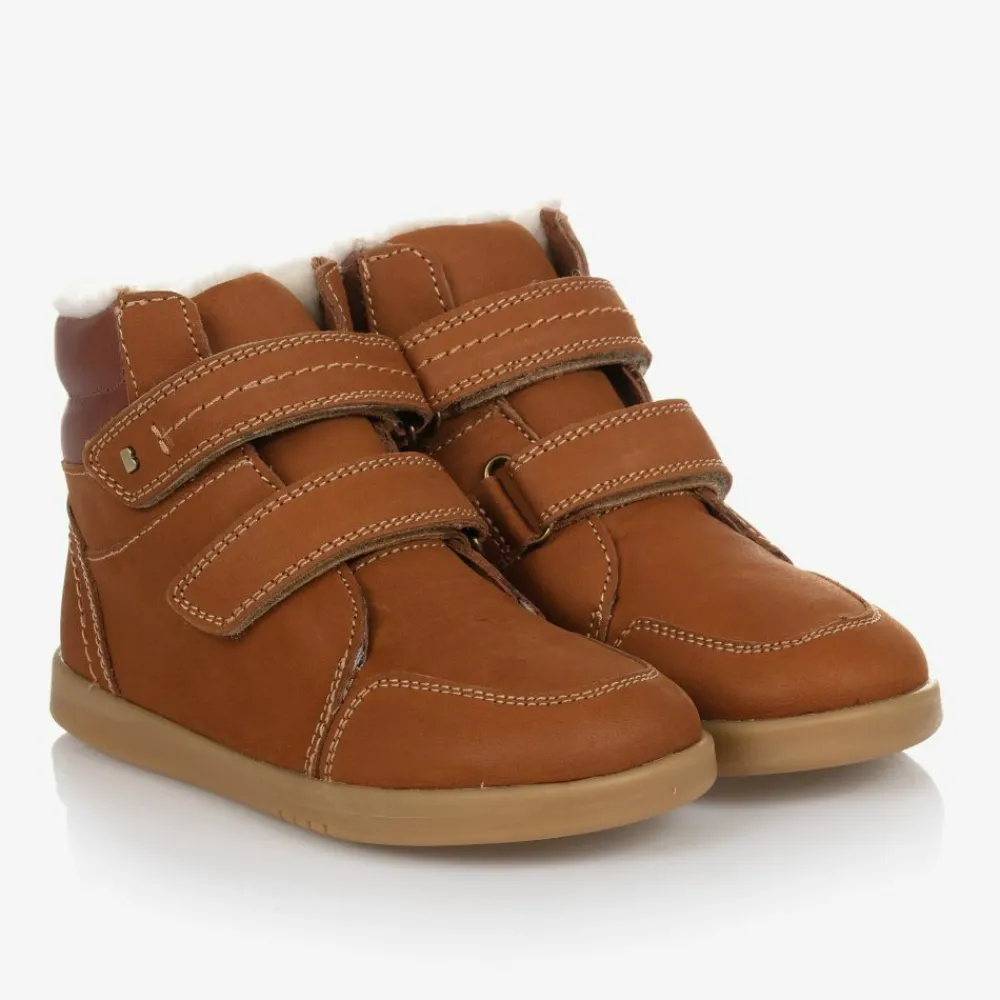 Bobux Kid + Boots|Boots*Brown Suede Leather Boots