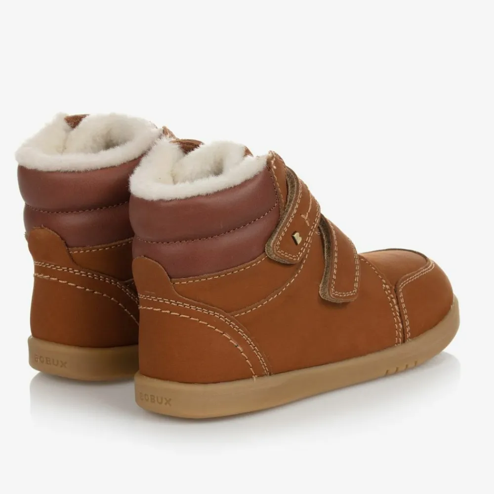 Bobux Kid + Boots|Boots*Brown Suede Leather Boots