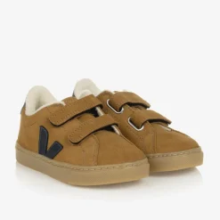 VEJA Trainers*Brown Suede Leather Esplar Trainers
