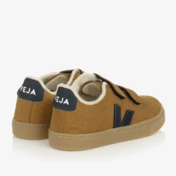 VEJA Trainers*Brown Suede Leather Esplar Trainers