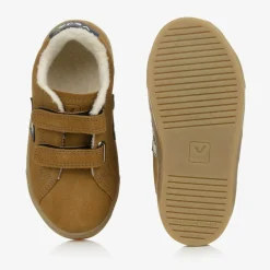 VEJA Trainers*Brown Suede Leather Esplar Trainers