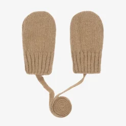 Jamiks Gloves & Mittens|Gloves & Mittens*Brown Wool & Cashmere Baby Mittens