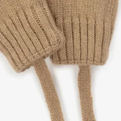 Jamiks Gloves & Mittens|Gloves & Mittens*Brown Wool & Cashmere Baby Mittens