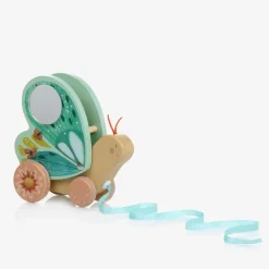 Moulin Roty Toys|Toys*Butterfly Pull Along Wooden Toy (16cm)