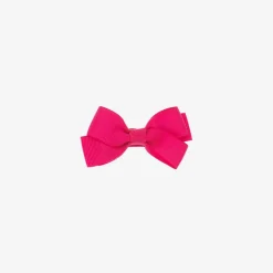 Peach Ribbons Hair Accessories*Fuchsia Pink Bow Hair Clip (7cm)
