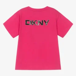 DKNY Tops*Fuchsia Pink Organic Cotton T-Shirt