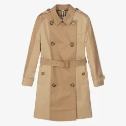 Burberry Coats & Jackets*Girls Beige Anais Trench Coat