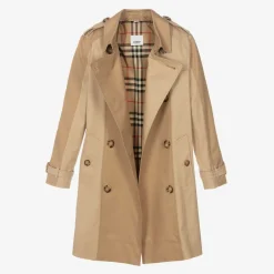 Burberry Coats & Jackets*Girls Beige Anais Trench Coat