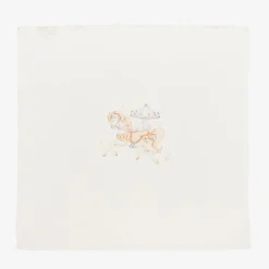 Jamiks Gifts*Girls Beige Cotton Horse Muslins (2 Pack)