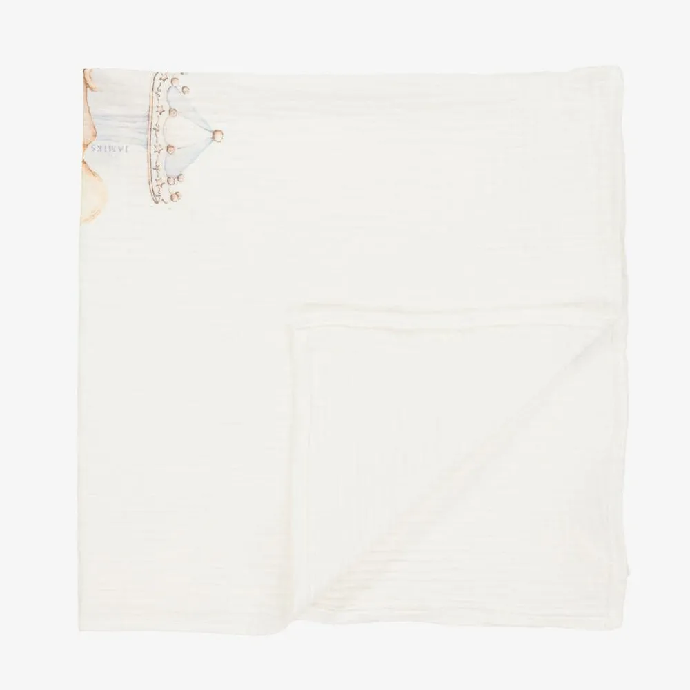 Jamiks Gifts*Girls Beige Cotton Horse Muslins (2 Pack)