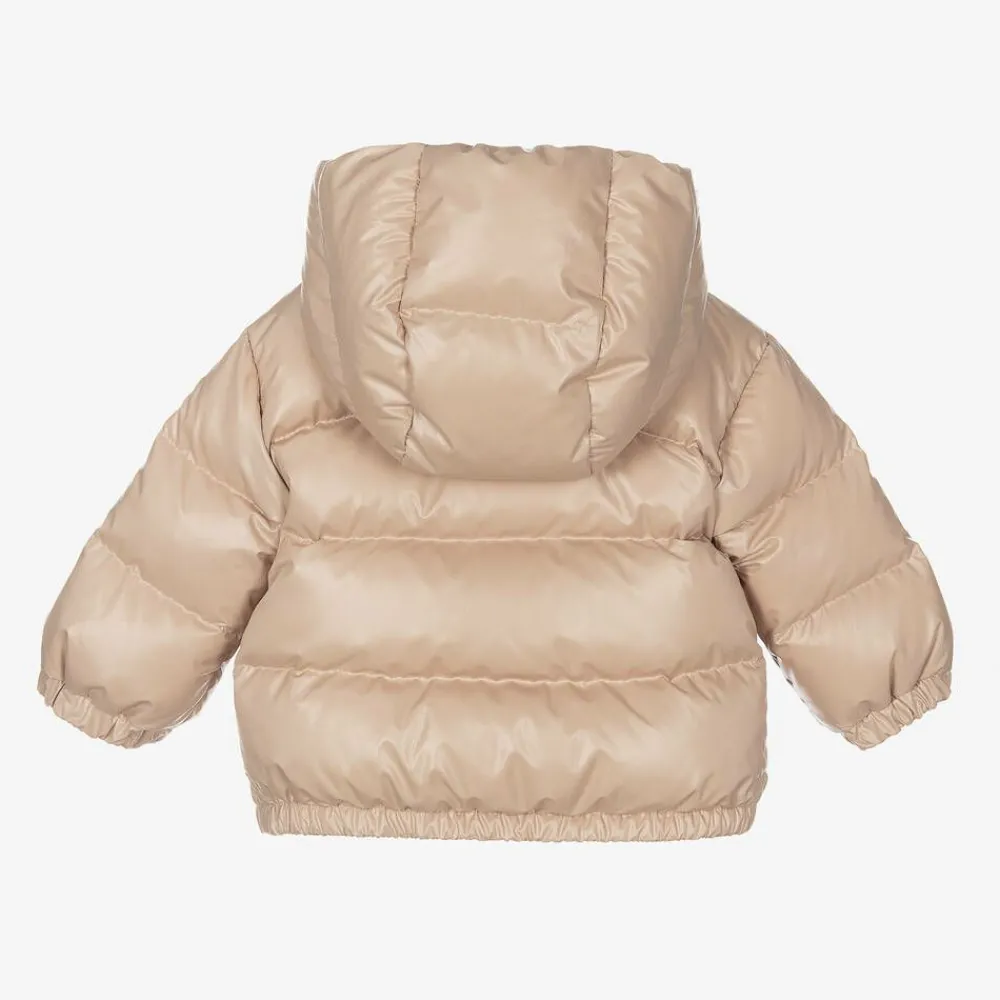 Moncler Enfant Coats & Jackets*Girls Beige Down Padded Bluma Coat