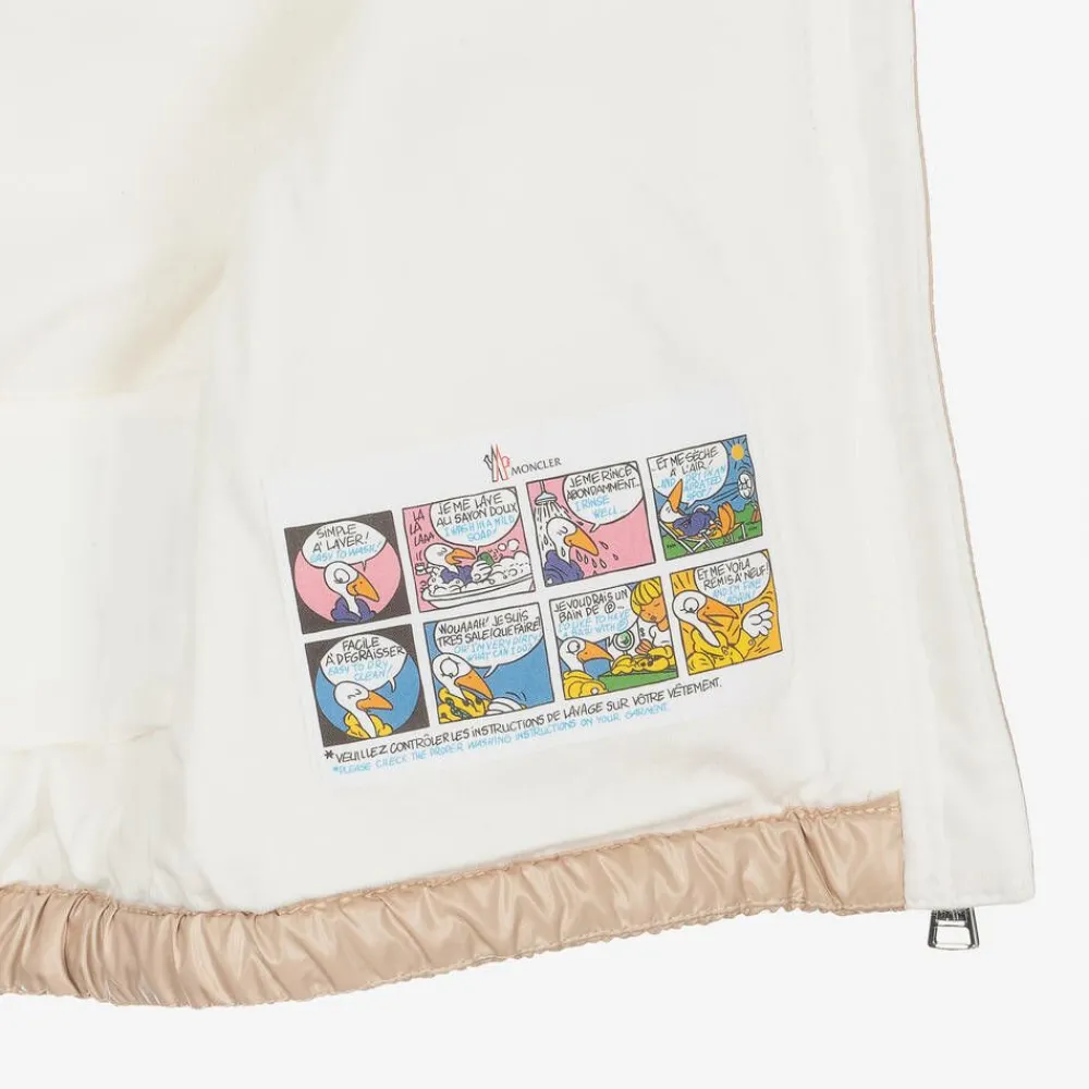 Moncler Enfant Coats & Jackets*Girls Beige Down Padded Bluma Coat