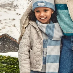 Mayoral Coats & Jackets*Girls Beige Floral Quilted Jacket