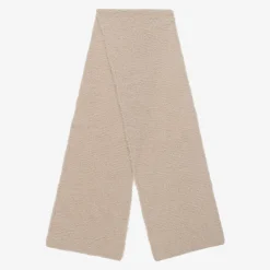 Jamiks Scarves*Girls Beige Knitted Scarf (132cm)