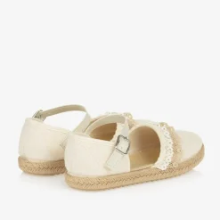 Pisamonas Espadrilles|Espadrilles*Girls Beige Lacey Espadrilles