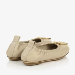 Burberry Pumps & Ballerinas|Pumps & Ballerinas*Girls Beige Leather Ballerinas