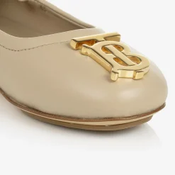 Burberry Pumps & Ballerinas|Pumps & Ballerinas*Girls Beige Leather Ballerinas