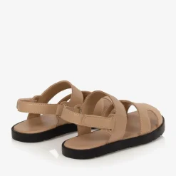 Age of Innocence Sandals|Sandals*Girls Beige Leather Sandals