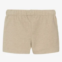 Mayoral Shorts|Shorts*Girls Beige Pleated Shorts