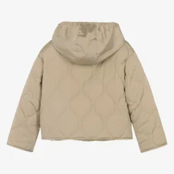 Emporio Armani Coats & Jackets*Girls Beige Quilted Jacket