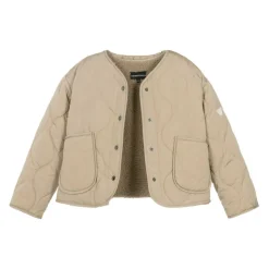 Emporio Armani Coats & Jackets*Girls Beige Quilted Jacket