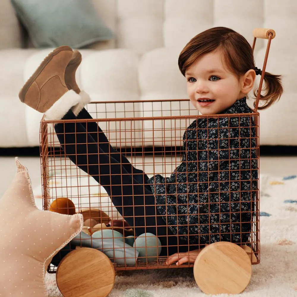 Geox Boots|Boots*Girls Beige Suede Leather Boots