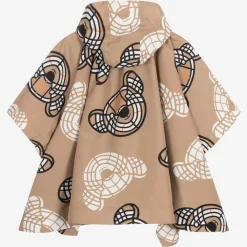 Burberry Coats & Jackets*Girls Beige Thomas Bear Cape