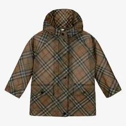 Burberry Coats & Jackets*Girls Beige Vintage Check Raincoat