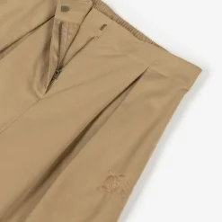 Burberry Trousers*Girls Beige Wide Leg Twill Trousers
