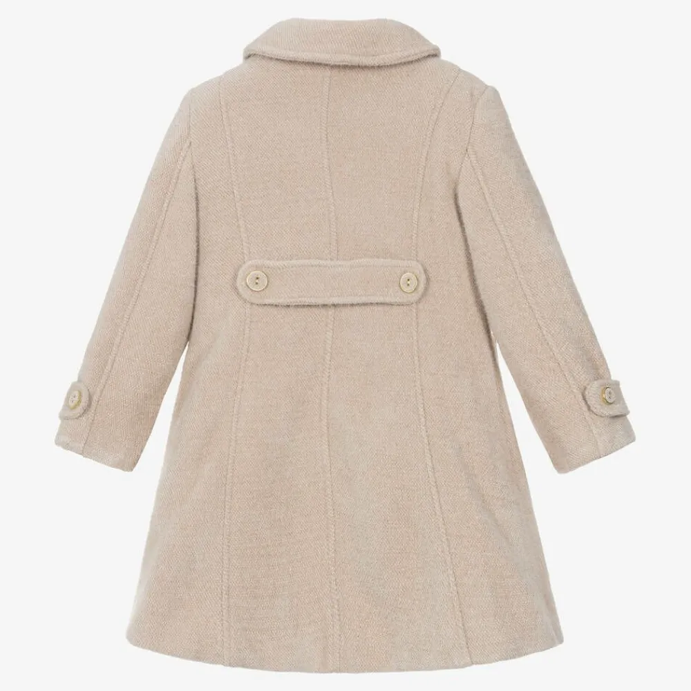 Patachou Coats & Jackets*Girls Beige Woven Coat