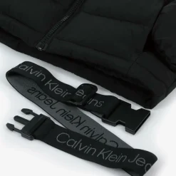 Calvin Klein Coats & Jackets*Girls Black Belted Puffer Jacket