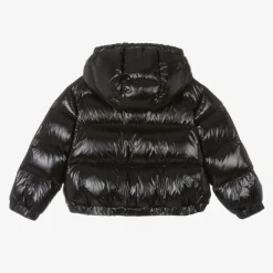 Moncler Enfant Coats & Jackets*Girls Black Checked Dale Down Jacket