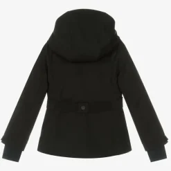 Moncler Enfant Snowwear*Girls Black Corserey Ski Jacket